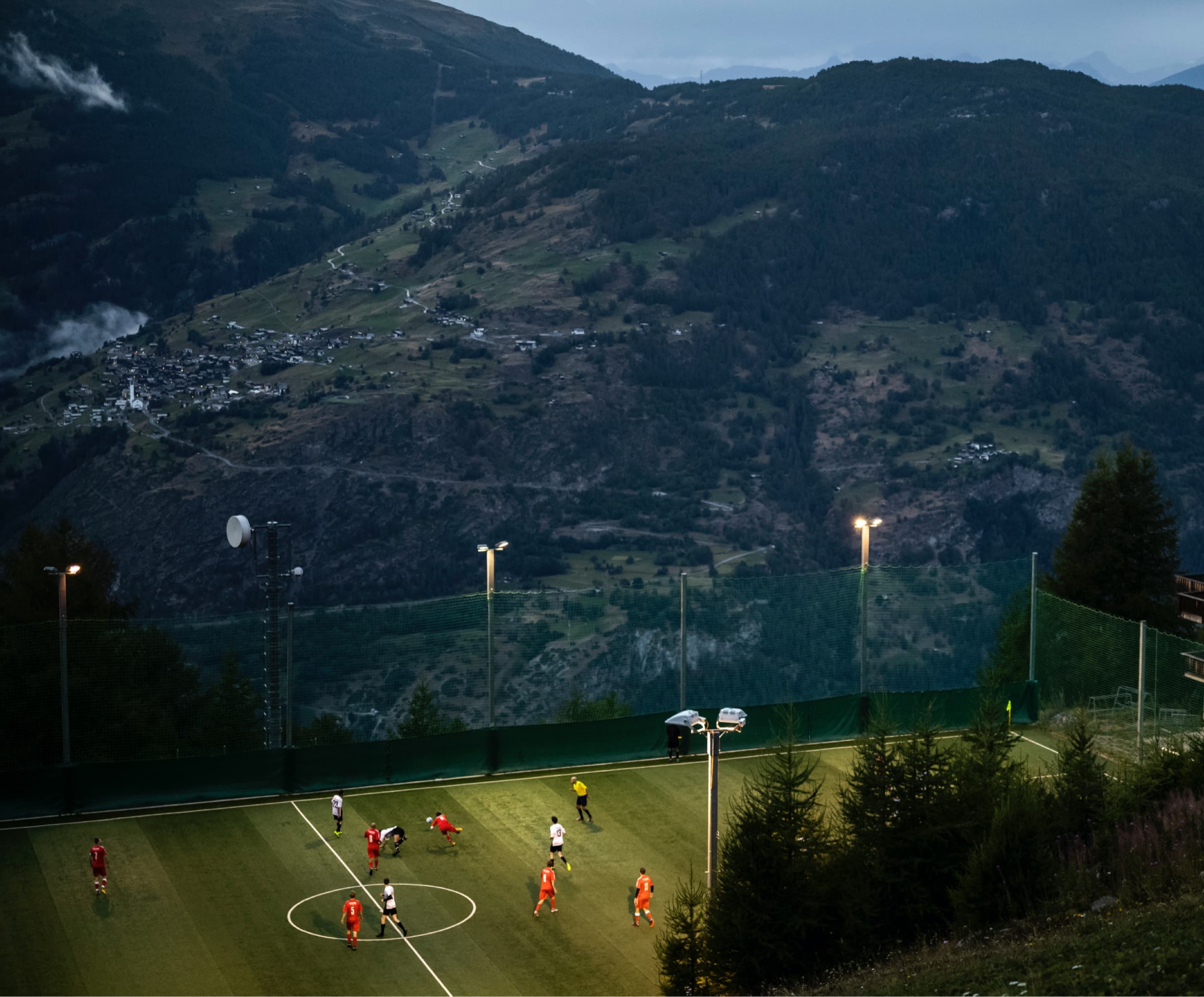 Play Football at the Highest Level in the Swiss Alps . Nike PT
